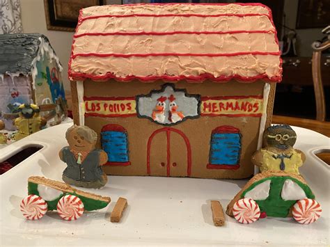 My sister and I made some breaking bad gingerbread houses, including a ...