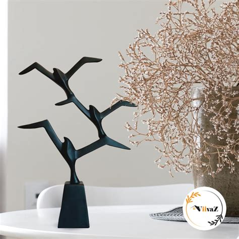 Buy Viivaz Home Décor Dangling Birds of Paradise with Black Base ...