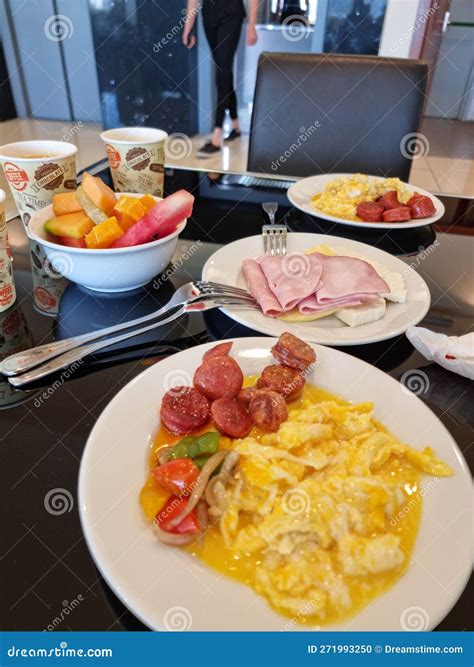Breakfast at the Hotel, Buffet Stock Photo - Image of holiday ...