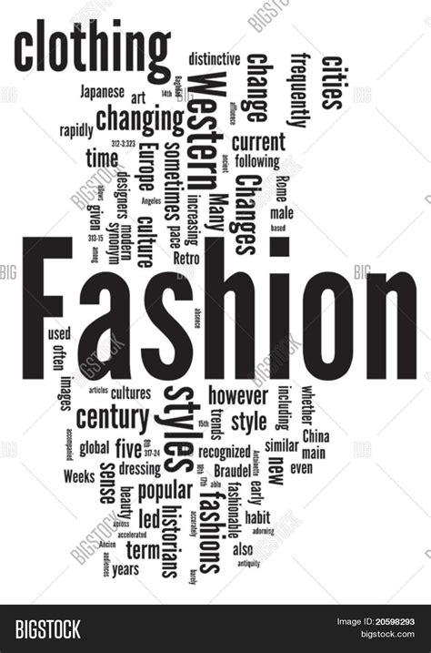 Fashion Word Cloud Vector & Photo (Free Trial) | Bigstock