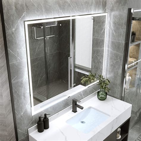 Buy DecorVella 42 x 28 Inch LED Lighted Bathroom Mirror, Same Quality ...