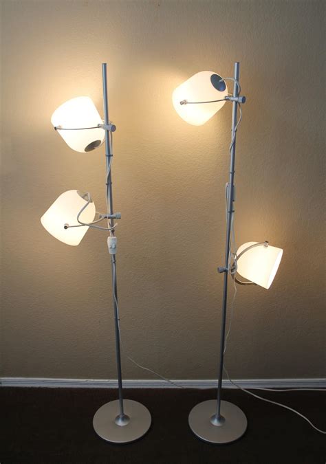 Rare Pair! Swedish Modern Articulating Decorator Floor Pole Lamps ...