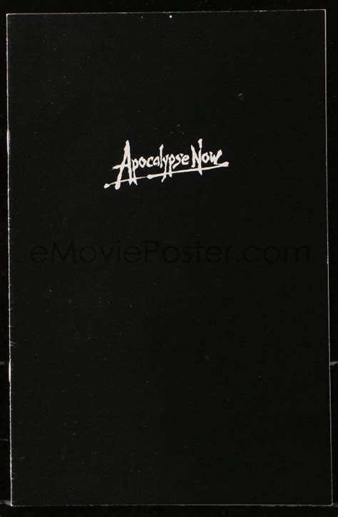 eMoviePoster.com: 1f1906 APOCALYPSE NOW souvenir program book 1979 ...