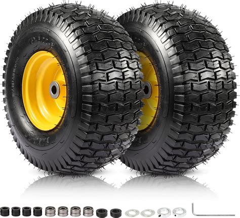 Amazon.com : 2PCS 15x6.00-6 Tire and Wheel Assembly, Replacement for ...