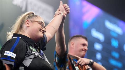 World Darts Championship: Beau Greaves beaten in final-set thriller by ...