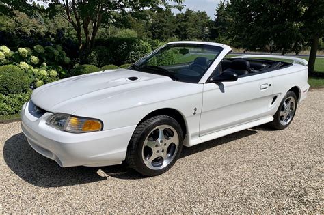 776-Mile, Time-Capsule 1996 Ford Mustang SVT Cobra Convertible - Hemmings.com