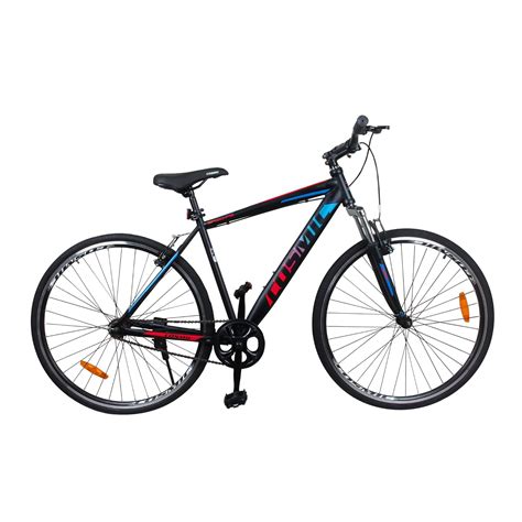 Cosmic Bicycle 700C Grid ST SS FS Steel Bicycle with Front Suspension ...