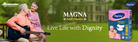 Dignity Magna Adult Diapers, Medium, Waist Size 28" - 45", 10 Pcs/Pack ...