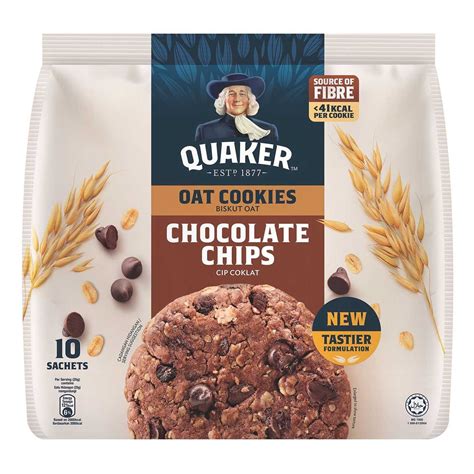 Quaker Oatmeal Cookies Chocolate Chips 270g delivery near you ...