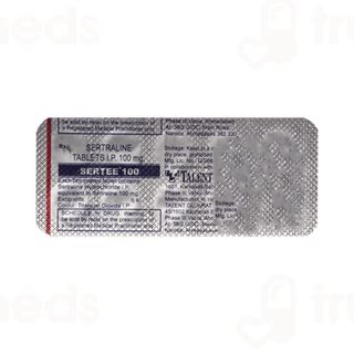Sertee 100 Mg Tablet 10 - Uses, Side Effects, Dosage, Price | Truemeds