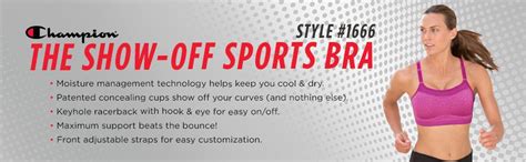 Buy Champion Women's Show-Off Sports Bra, Melon Punch Pink Ht/Med Grey ...