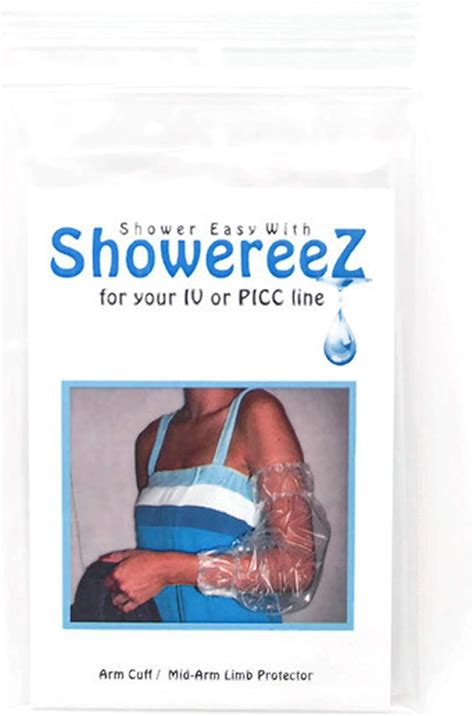 Buy Arm PICC Line and IV Waterproof Shower Cover 2-Pack by Showereez ...