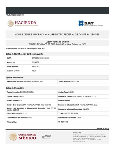 Image result for Acuse RFC