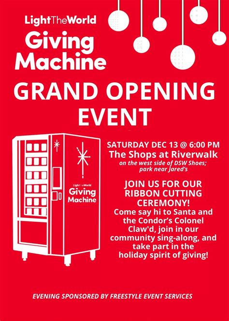 Bakersfield Giving Machines Grand Opening, 10540 Stockdale Highway ...