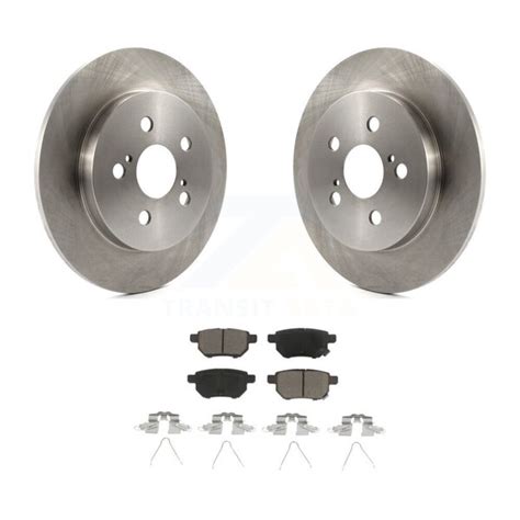 Transit Auto Rear Brake Rotor Ceramic Pad Kit For Toyota Corolla Prius ...