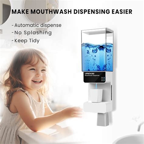 Umickoo Mouthwash Dispenser for Bathroom 700mL(23.67 India | Ubuy