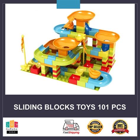 101 pcs Slide building block big size ball sliding block kid Toys ...