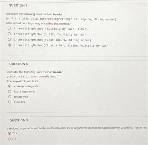 Method Header Example Java 的图像结果