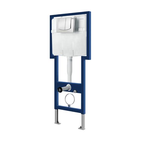 Cera Chevron Concealed cistern set with full frame without Knob | mykit ...