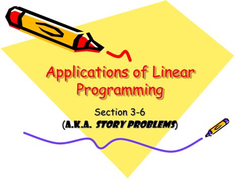 Image result for Applications of Linear Programming Problem