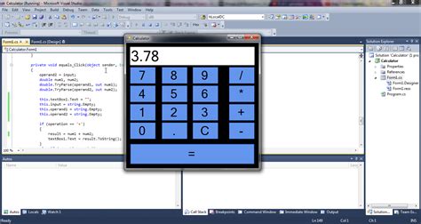 How to Create Calculator in Visual Studio 的图像结果