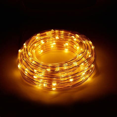 72 ft. Warm White Solar Rope Light