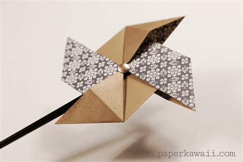 Image result for Origami Pinwheel Tutorial