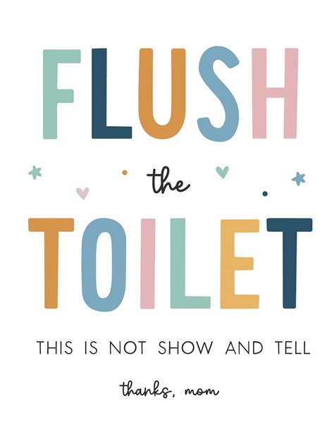 Printable Toilet Signs Funny