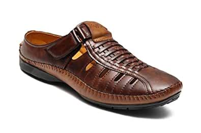 VIV Men's Open Half Sandal : Amazon.in: Fashion