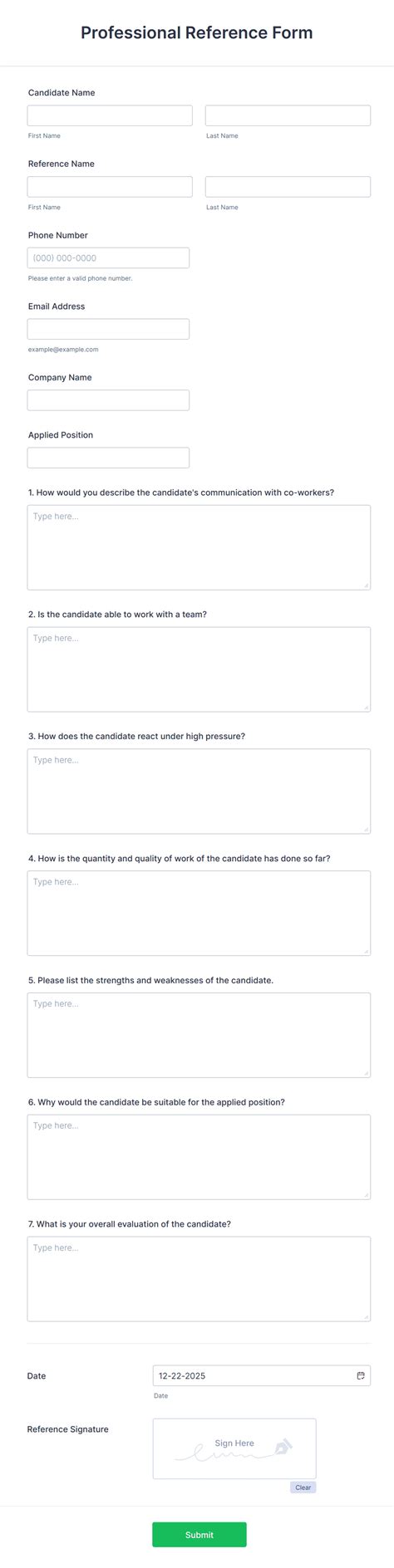 Image result for Project Reference Form