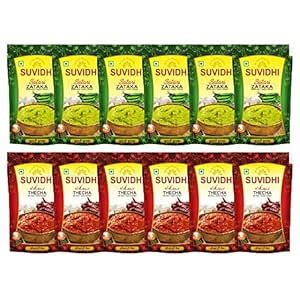 SUVIDHI KolapuryThecha 100gm Satari Thecha 100gm Each (Pack of 12) in ...