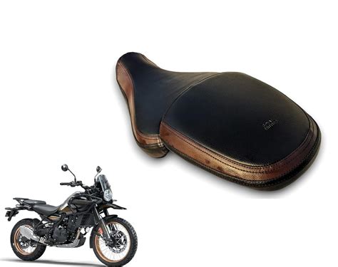 Himalayan 450 Split Bike SEAT Cover.PU Leather .Dual Black Brown Colour ...