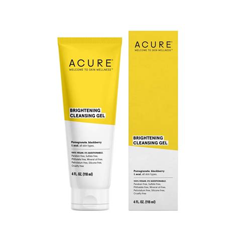 Acure Brightening Facial Scrub - 4 Fl Oz - All Skin Types, Sea Kelp ...