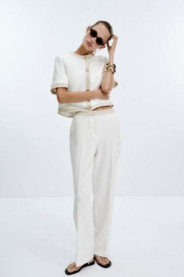 Women White Trousers | ZARA India