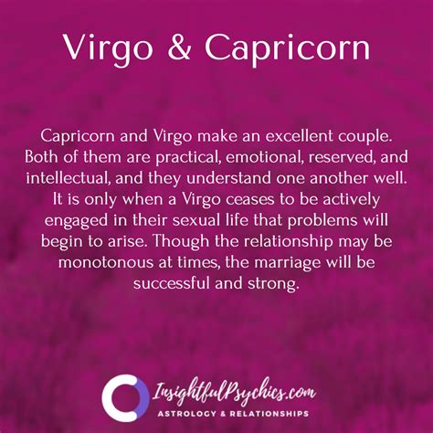 Virgo Capricorn Sign