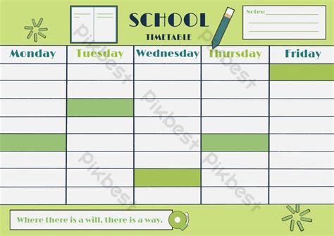 50,000+ School Time Table Templates | Free Graphic Design Templates PSD Download - Pikbest