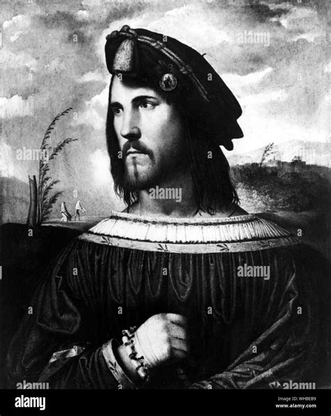 Cesare Borgia : his head is the most beautiful wrote the Venetian ambassador when he was twenty ...