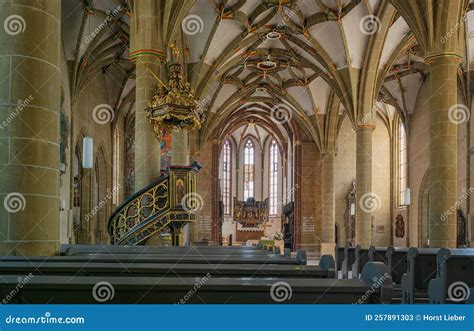 Interior View of the Evangelical Town Church of Bad Wimpfen, View of ...