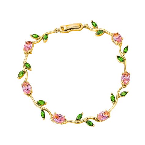 Buy Trend It Anti-Tarnish Tulip Bracelet for Women |Floral Bracelet ...