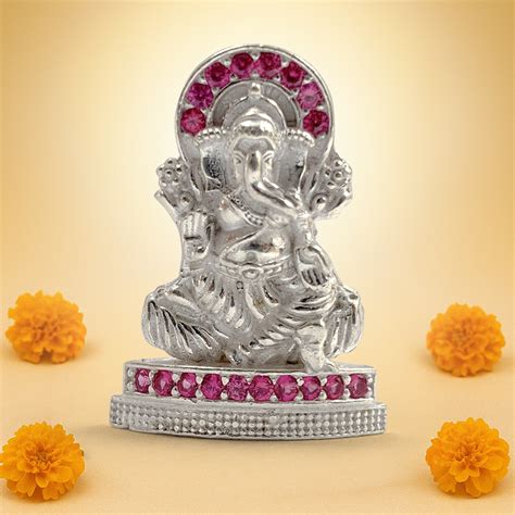 Pure 92.5 Silver Ganesha Idol – Unniyarcha