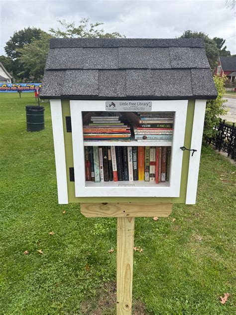 Dedication Ceremony of the “Little Free Library”, McLaughlin, Muskegon ...