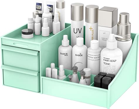 MVM Enterprise Makeup Desk Cosmetic Storage Box Organizer with Drawers ...