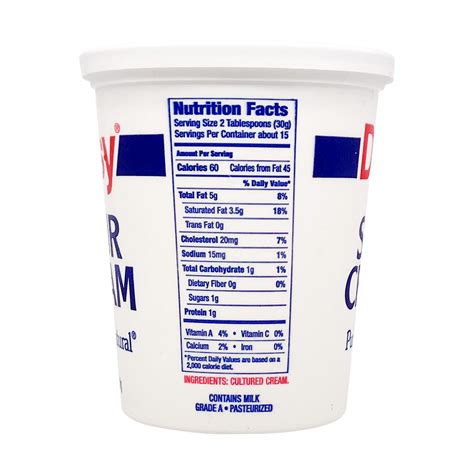 DAISY Sour Cream, 1 lb Container | LifeStyles In 360