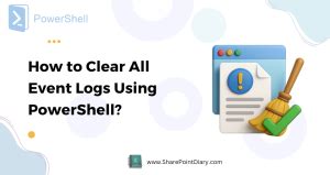 PowerShell Script to Clear All Windows Logs 的图像结果