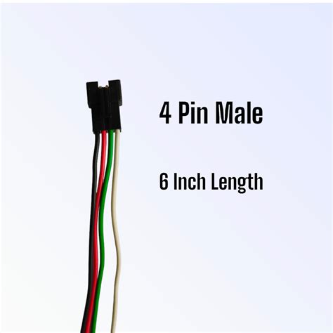 4 Pin Male Connector – HardHat Electronics