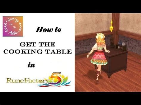 Image result for Rune Factory 5 Cooking Table
