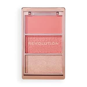 Buy Revolution Blush Icon Palette- Authentic Peach | Cream‑Matte ...