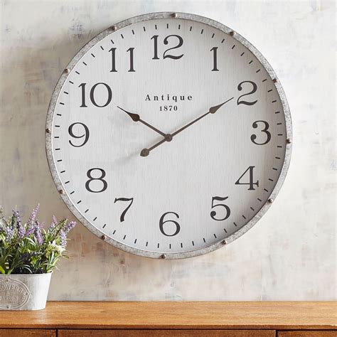 modern farmhouse clock