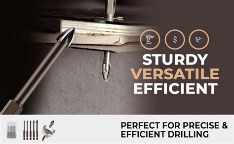 Serplex® 5Pcs Glass Tile Concrete Drill Bit Set, Multi-Function ...