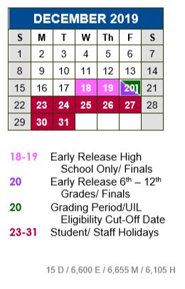 Buda Elementary School - School District Instructional Calendar - Hays ...